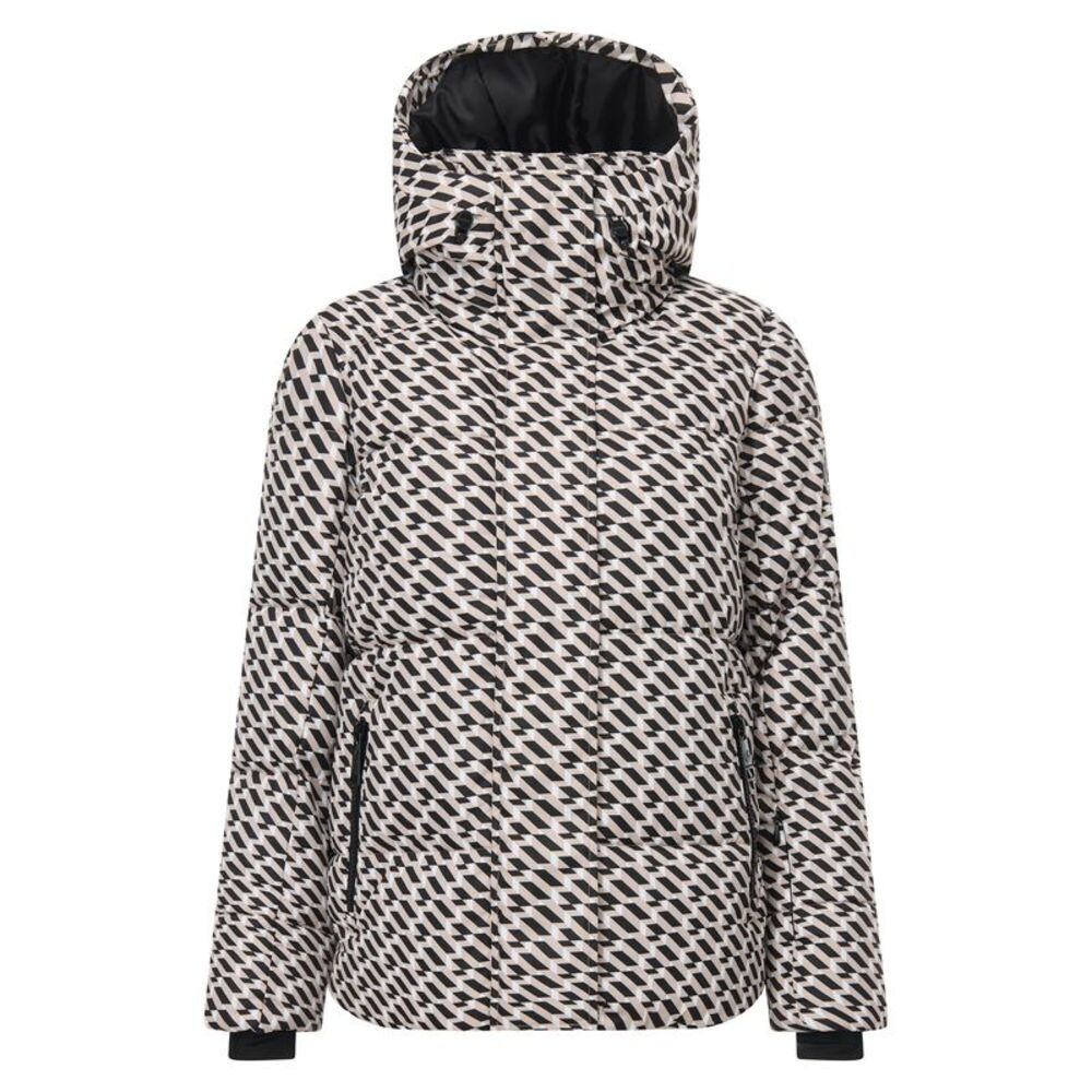 Dare 2B Womens/Ladies Allure Geometric Ski Jacket / White Pepper